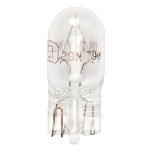 Glassockellampe - LAMP-W2,1X9,5D-24V-3W