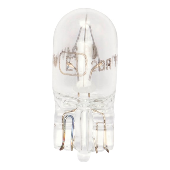 Glass socket bulb - BULB-W2,1X9,5D-24V-5W