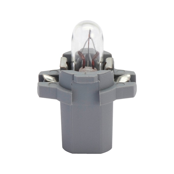 Plastic socket bulb - BULB-DUSTGREY-(B8,3D)-24V-1,2W