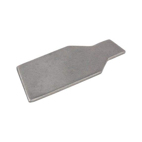 Punta de acero cromado - ESPATULA STANDARD DE AC.INOX 60°