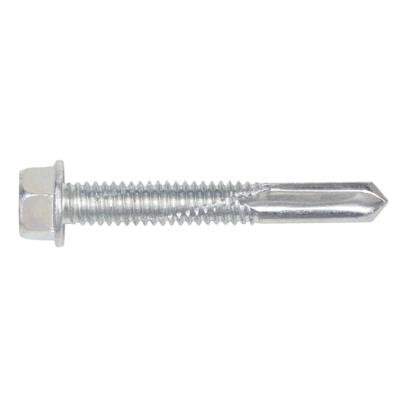 pias<SUP>®</SUP> drilling screw, hexagon head with long drill tip - 1
