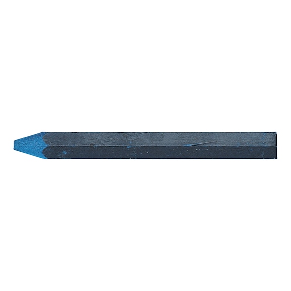 Oil marking chalk Hexagon, unpapered - OILMRKCHLK-HEX-BLUE-W12-L120MM