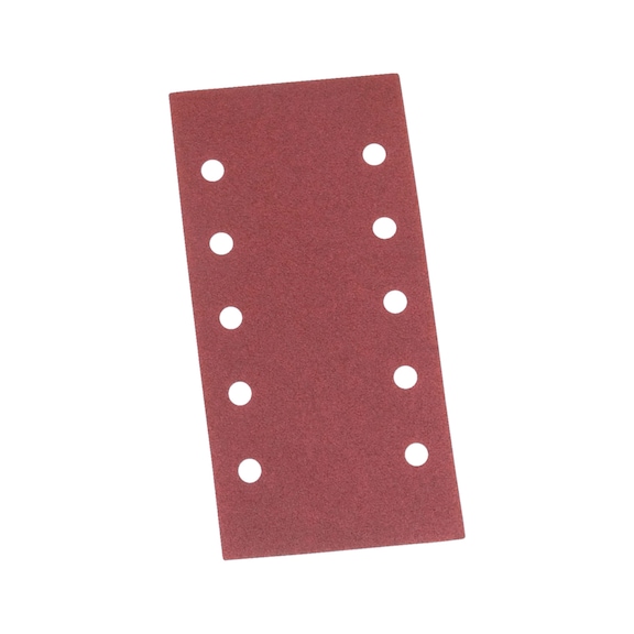 Vehicle dry abrasive paper strip RED PERFECT<SUP>®</SUP> - DSPAP-HOKLP-10HO-P240-115X230MM