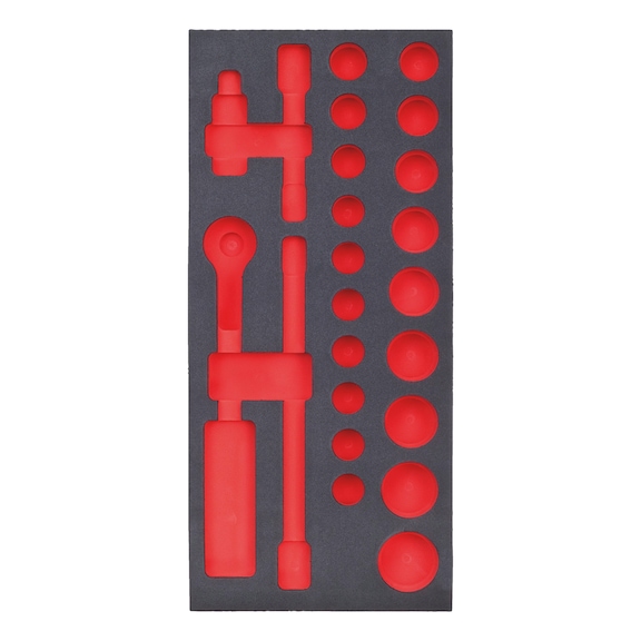 Foam insert for socket wrench assortment - FMINRT-(0965900203)