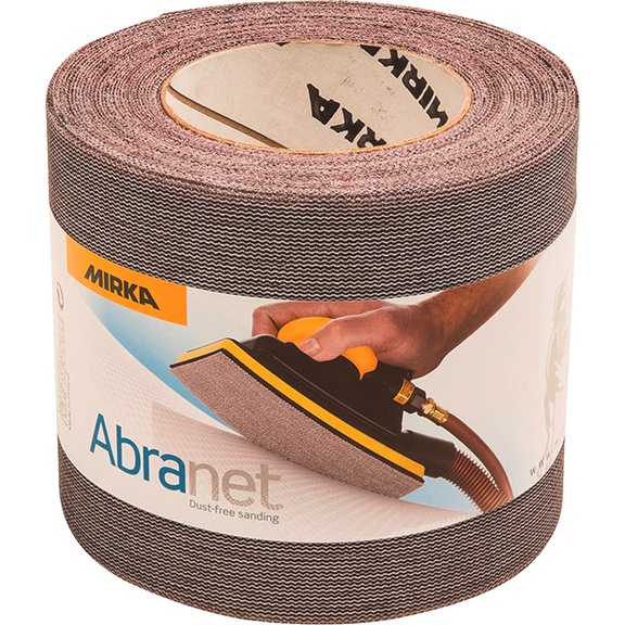 Grinding mesh roll with rip-tape Abranet - SANDRO-MIRKA-545BY001253R-115X10X-P240