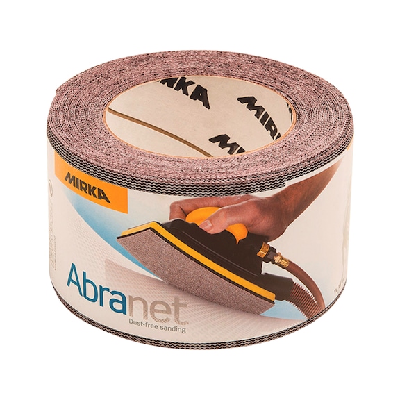 Grinding mesh roll with rip-tape Abranet - SANDROLL-MIRKA-545BI001323R-75X10M-P320