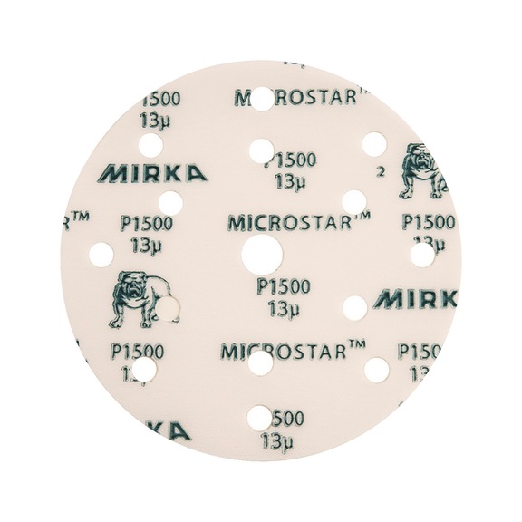 Schleifscheibe Folie Mirka Microstar - SHLFSHB-MIRKA-FM61105093-D150-15L-P1200