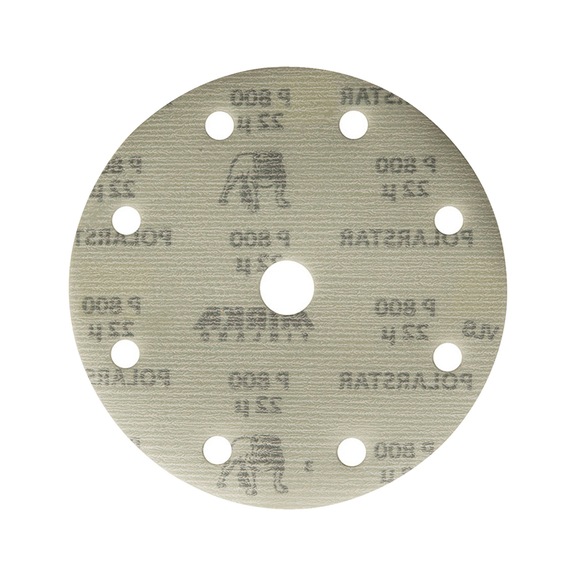 Sanding disc film Mirka Polarstar - SANDDISC-MIRKA-FA62605081-150MM-9L-P800