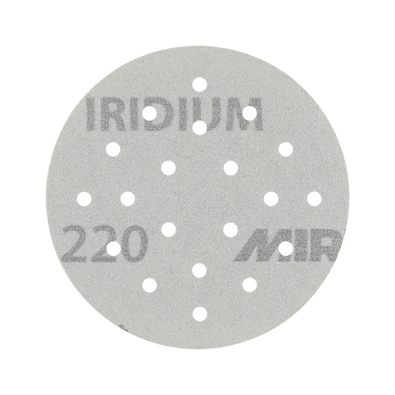 Dry sandpaper disc Mirka Iridium - SANDDISC-MIRKA-246JU05022-77MM-20L-220