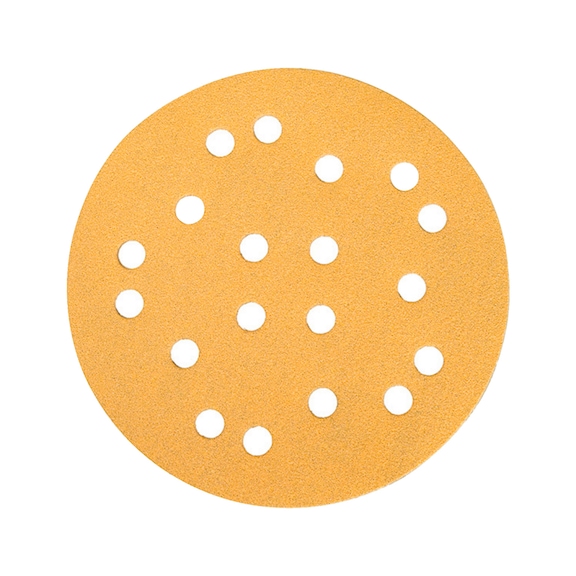 Dry sandpaper disc Mirka Gold - SANDDISC-MIRKA-2365005080-125MM-19L-P80