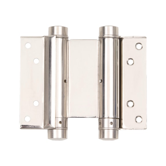 Swing door hinge For abutting interior doors - SWNGDRHNGE-30/100-BOTHSIDED-A2-MATT