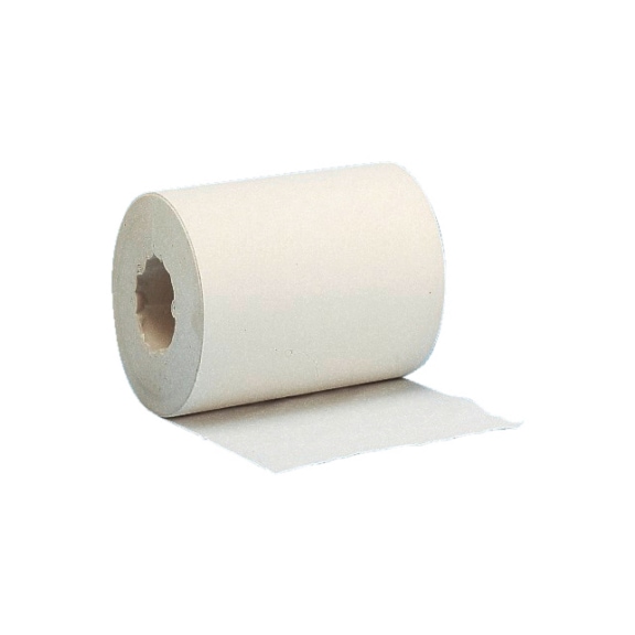 Bobine d'essuyage ouate recyclée Chamois Eco Natural - CLNPAP-ROLL-1PLY-WHITECOINED