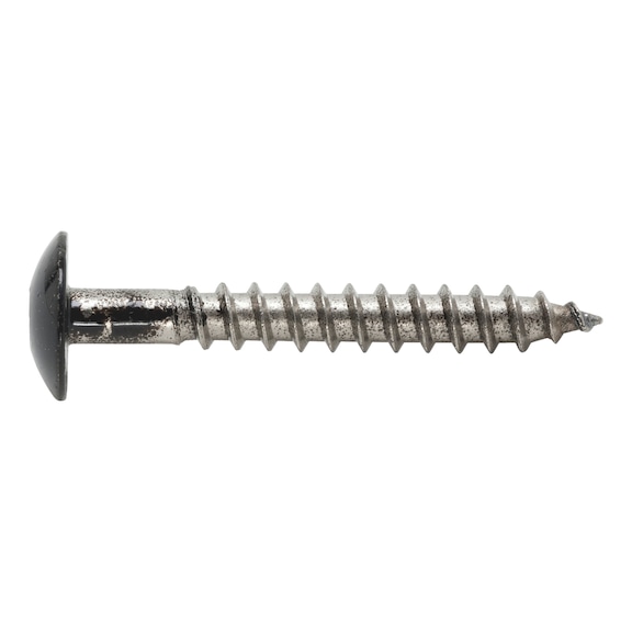 Facade screw with head coating - R9005-JETBLACK-4.8X38