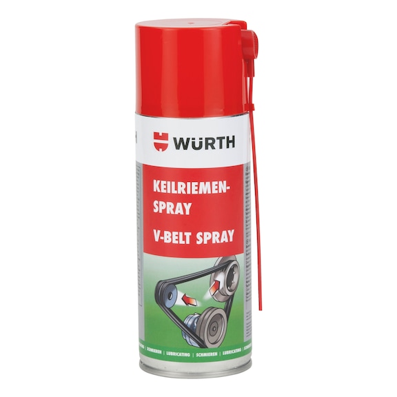 V-belt spray