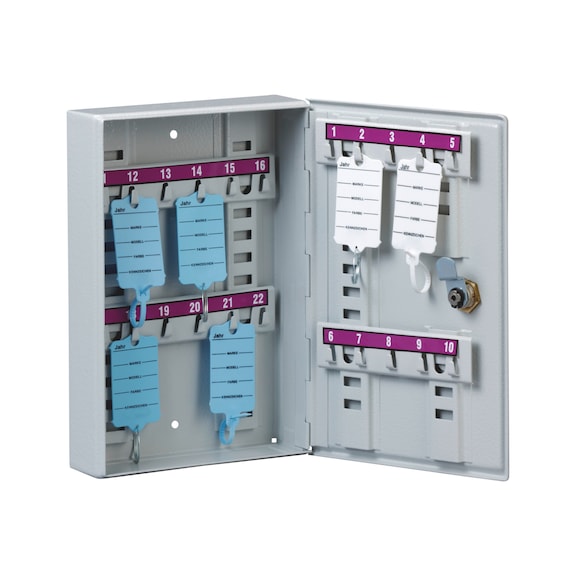 Wall-mounted cabinet For key storage - KEYCAB-METAL-22-KEYS