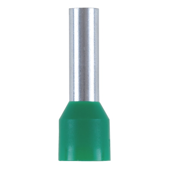 具備塑膠套筒的線端箍 - 束線端子-CU-(J2N)-綠色色-綫徑6,0X12,0