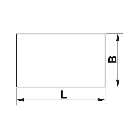 Vierkante, zelfklevende meubelglijder - 2
