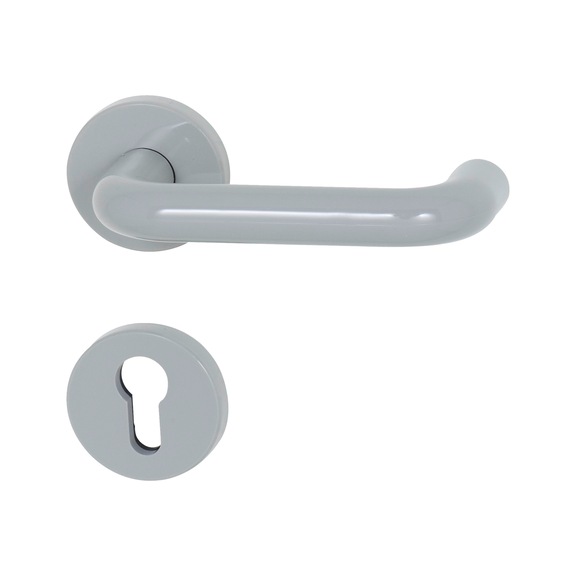 Door handle Polyamide - DH-PLA-PA102-ROS/D20-KH/CK-AGATEGREY