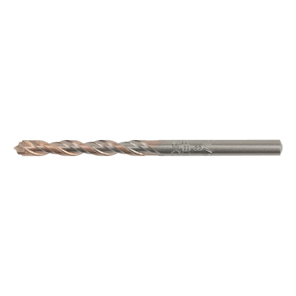 DUO-S impact drill bit with straight shank