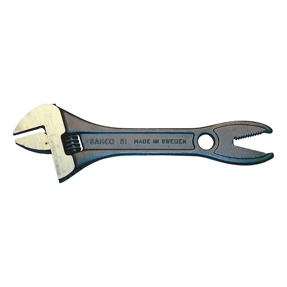 Single open-end wrench, adjustable, no. 31