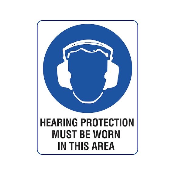 Mandatory sign - Head Protection - 450X300MM
