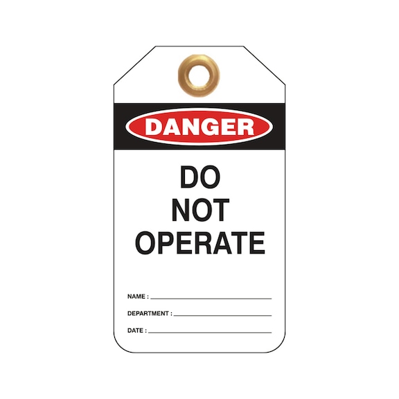 Tag Danger - Do Not Operate - PROHIBITSIGN-(NO OPERATE)-HD-80X140MM