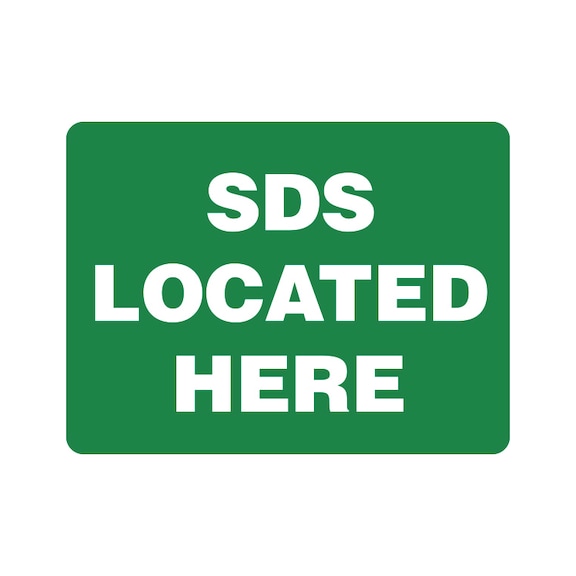 Workplace Safety Signage SDS