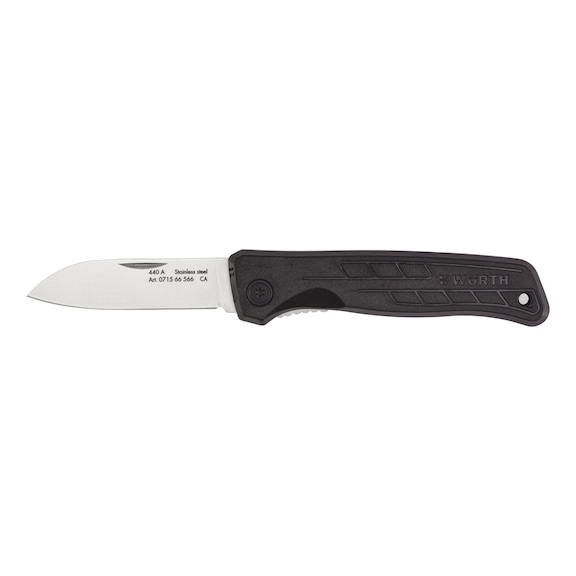 Cable knife with Linerlock straight blade - 1
