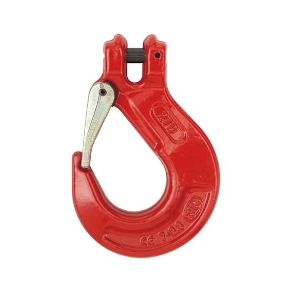 Fork head load hook with forged latch QC 8 - 1