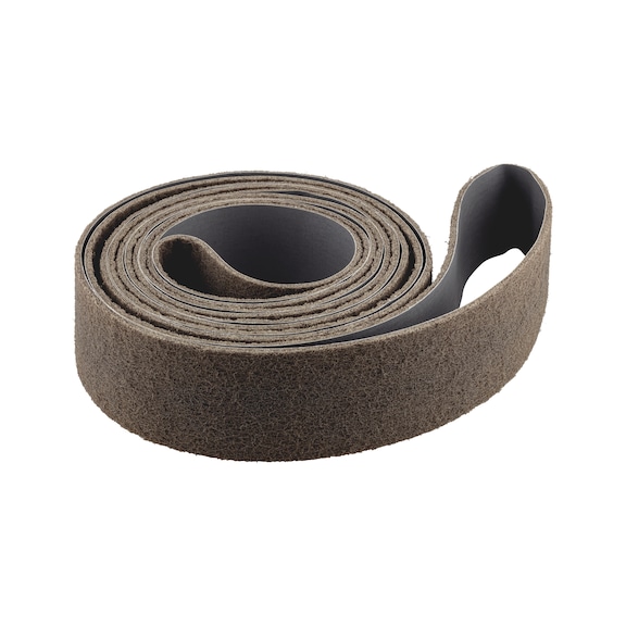 Long sanding belt metal fleece on fabric backing - 1