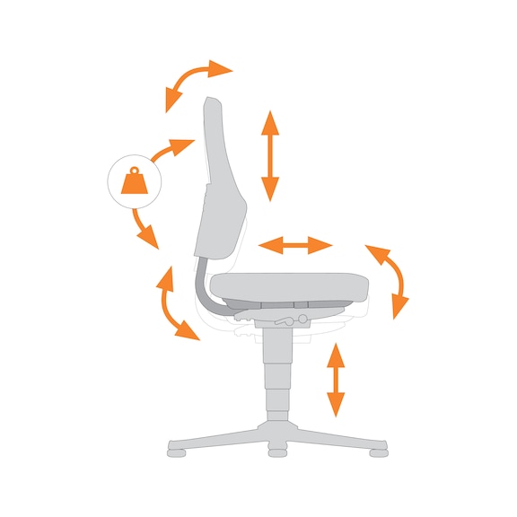 Swivel work chair ACTIV - 2