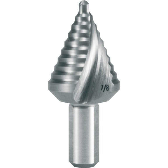 Stepped drill bit, spiral - TWSTSTEPDRILL-RUKO-101708E-HSSE-D1