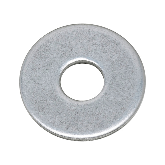 Washer with round hole, mainly for wood construction - 1