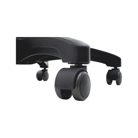 Work stool BASIC with sit-stop rollers - 3