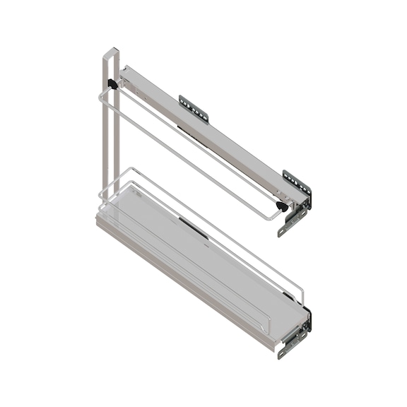 VS SUB Slim full shelf pull-out 90° For 150 mm wide unit, for baking trays - PULOUT-FE-FLRCRBRD-(CR)-SUB-SL-PLATE-150