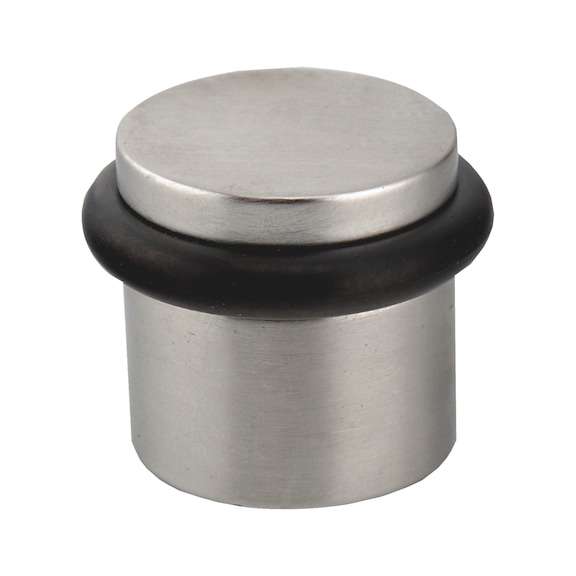 Tope inox para puerta - TOPE-PUERTA-INOX-CON-GOMA-25MM