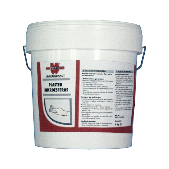 Plaster microesferas - PLASTER-MICROESFERAS