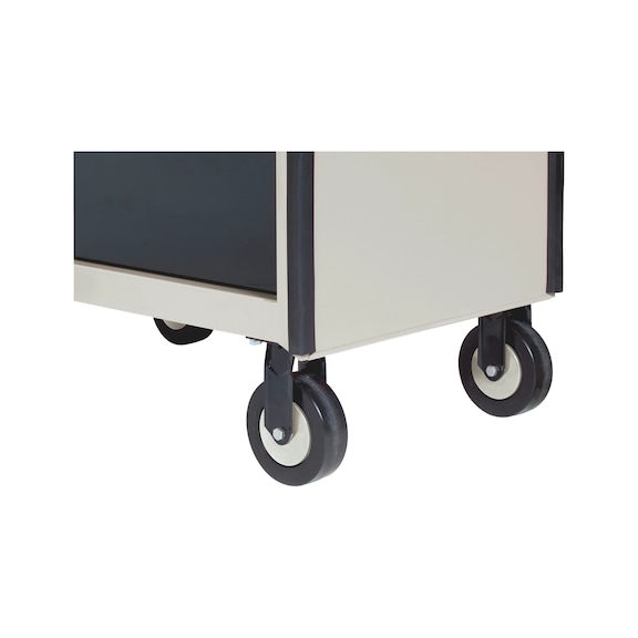 Fixed castor For Robust workshop trolleys - SP-FIXWHL-WRKSHPTRLY-TLSYS-R-2PCS-R7035