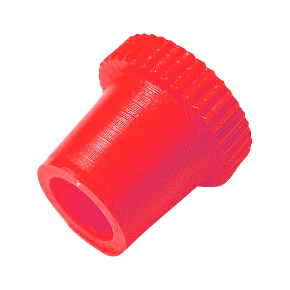 GPN 985 A grease nipple cap Polyethylene (PE-LLD) - PROTCAP-GPN985/0101-A-RED