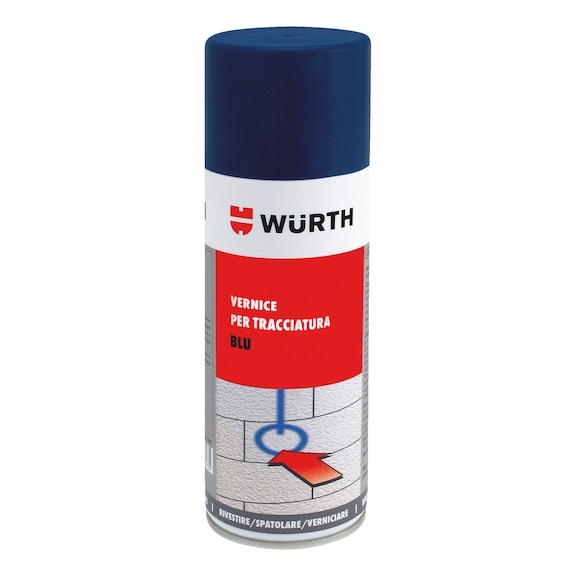 Vernice spray  acrilica a base solvente - VERNICE SPRAY P/TRACC.-BLU    400 ML