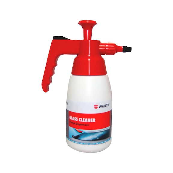 Product-specific pressure sprayer, unfilled - PMPSPRBTL-EMPTY-GLASSCLEANER-1LTR