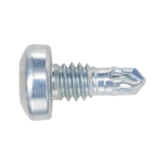 Drilling screw, flat head with AW drive and minipoint pias<SUP>®</SUP> - SCR-DBIT-PANHD-SHT-AW20-(A3K)-M4X10