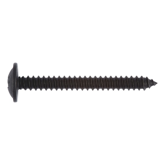 Pan head tapping screw with flange - 1