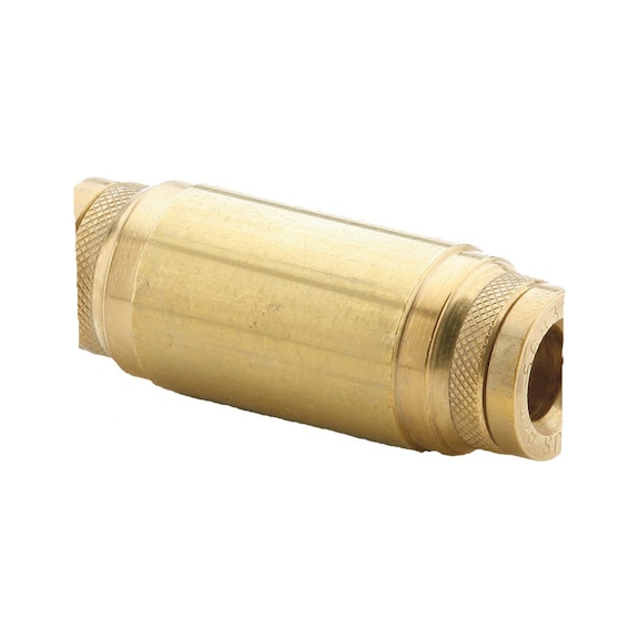 Push-In straight connector, metric tube - 1