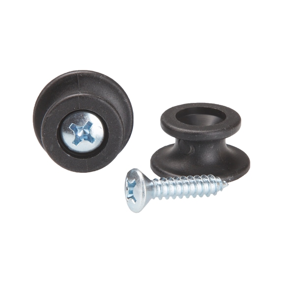 Fastener for tarp rubber band