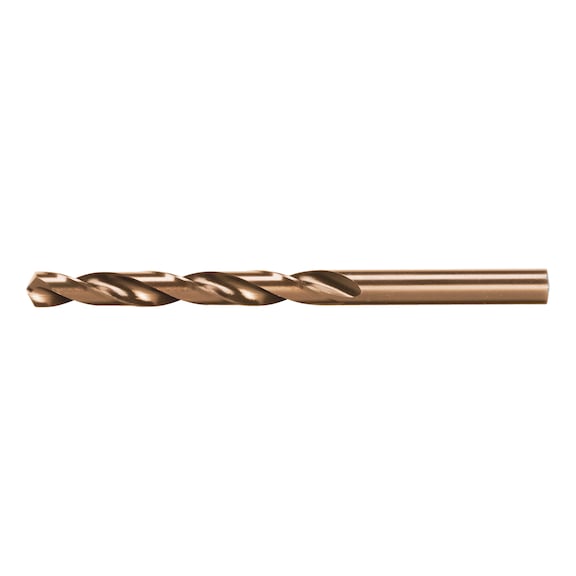Twist drill bit HSCo DIN 338 type RN bronze point thinning - DRL-TWST-MET-DIN338-HSCO-BRZ-SHRP-D6,5