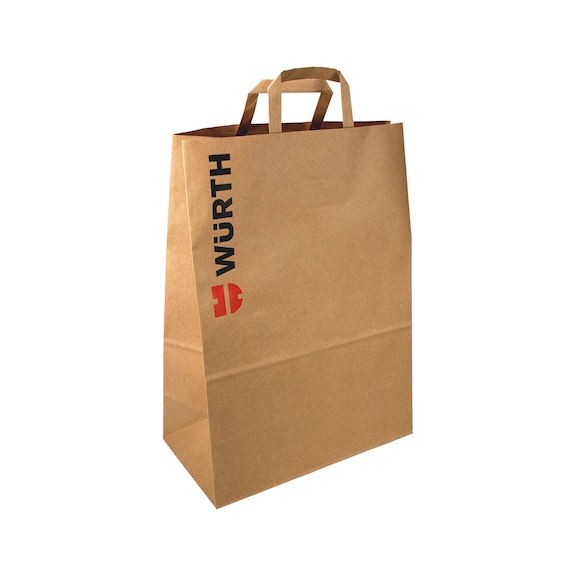 Paper bag with new logo