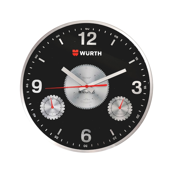 Metal wall clock with cutting optik - METAL WALL CLOCK WITH CUTTING OPTIK