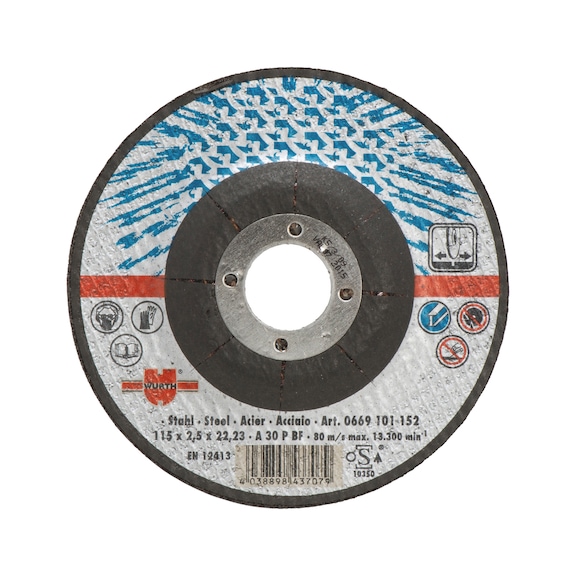 Cutting disc for steel - CUTDISC-BLUE-ST-SR-TH3,0-BR22,2-D230MM