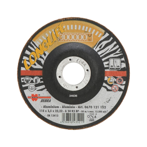 Отрезной диск, долговечный, для алюминия/цветных металлов - ДИСК-ОТР-БС-LL-ПРЯМ-230Х2.5Х22.2